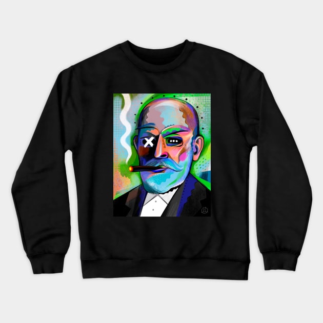 SIGMUND FREUD Crewneck Sweatshirt by SMOKING CLUB